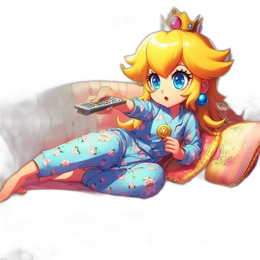 dress, crown, weapon, pixel art, concept art, watercolor, fantasy art, blue transparent PNG cut-out