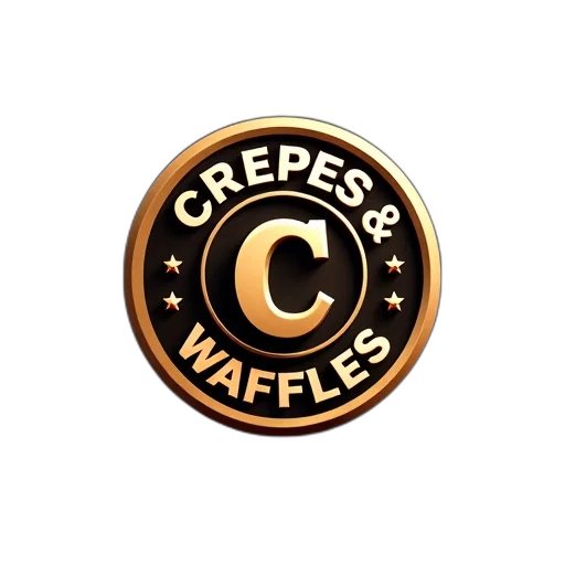food, creature, circular, logo, stylized, letter, center, surrounded transparent PNG cut-out