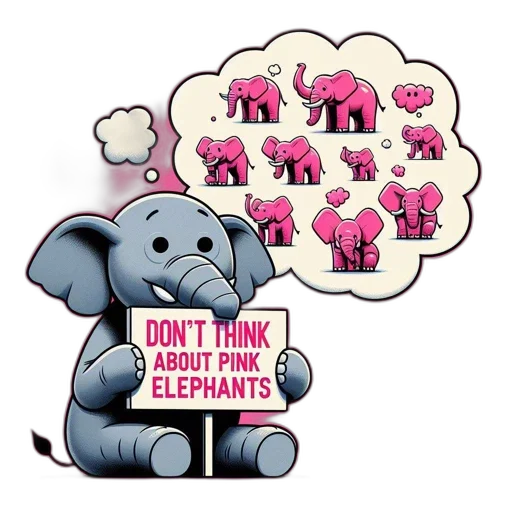 gray, elephant, sits, ground, holding, sign, message, while transparent PNG cut-out