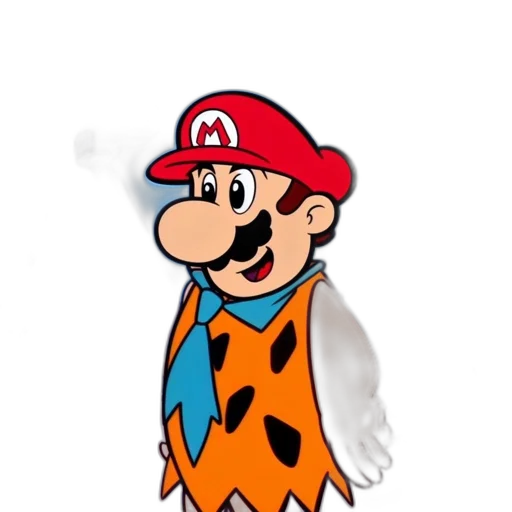 hat, animal, staff, dress, cartoon, 3d render, concept art, pixel art transparent PNG cut-out