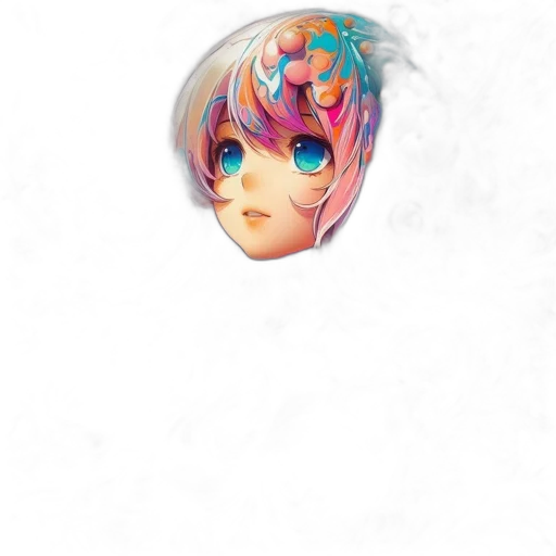 mask, face, staff, crown, fantasy art, concept art, anime, pixel art transparent PNG cut-out