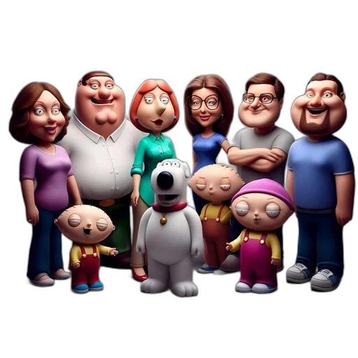 staff, 3d render, cartoon, concept art, ensemble, photo, diverse, animated transparent PNG cut-out