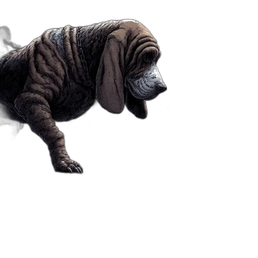 animal, creature, hair, staff, concept art, photorealistic, 3d render, watercolor transparent PNG cut-out