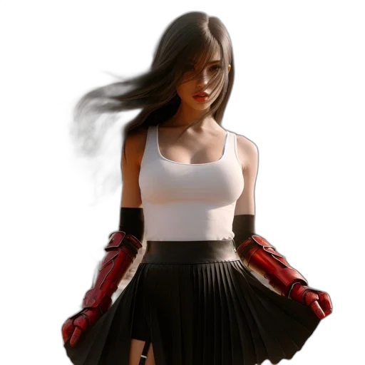 dress, concept art, 3d render, fantasy art, photorealistic, red, dark, monochrome transparent PNG cut-out