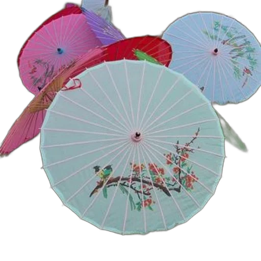 umbrella, hat, staff, colorful, parasols, intricate, designs, grassy transparent PNG cut-out