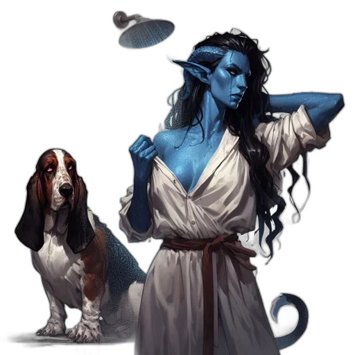 staff, dragon, creature, fantasy art, concept art, comic book art, pixel art, blue transparent PNG cut-out