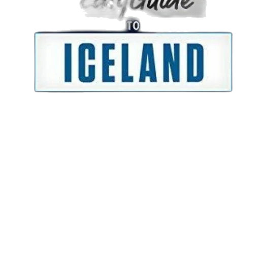 cover, easyguide, iceland, featuring, blue, background, scenic, image transparent PNG cut-out