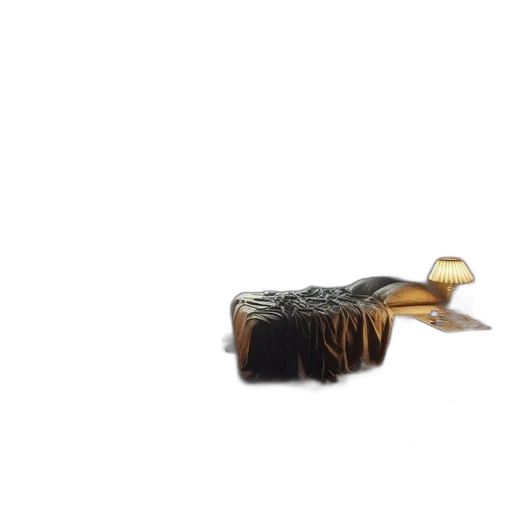 hair, staff, jewelry, furniture, 3d render, photorealistic, earth tones, dimly transparent PNG cut-out