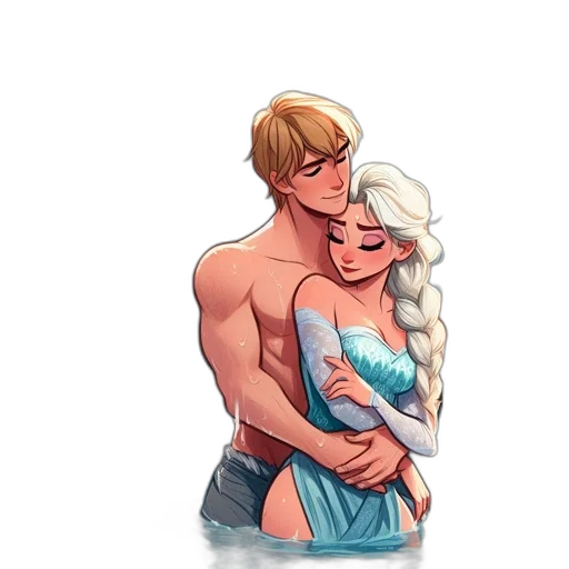dress, pixel art, fantasy art, concept art, comic book art, underwater, beach, snow transparent PNG cut-out