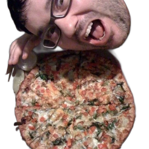 food, face, creature, animal, 3d render, man, glasses, about transparent PNG cut-out