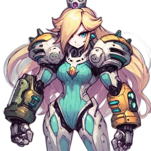 robot, weapon, staff, mask, concept art, pixel art, anime, cyberpunk transparent PNG cut-out