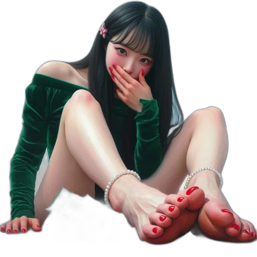 shoes, creature, jewelry, dress, oil painting, photorealistic, fantasy art, concept art transparent PNG cut-out
