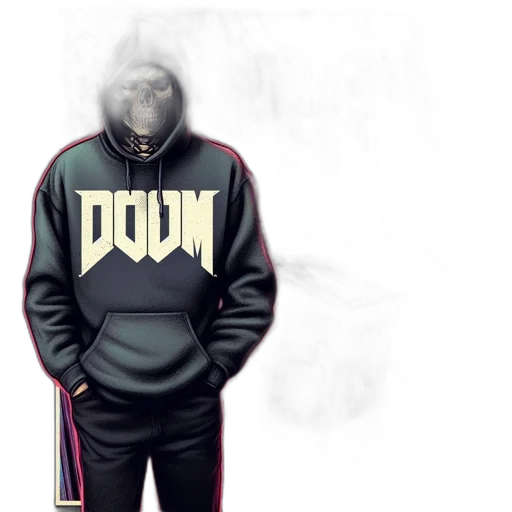 jacket, concept art, pixel art, 3d render, comic book art, dark, anthropomorphic, skull transparent PNG cut-out