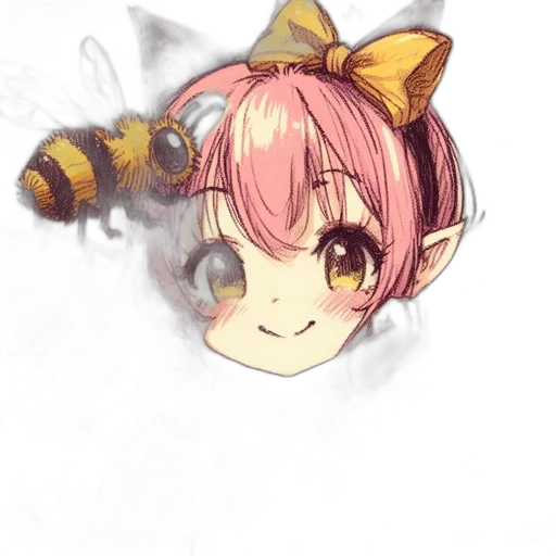 staff, dragon, creature, mask, anime, fantasy art, watercolor, concept art transparent PNG cut-out