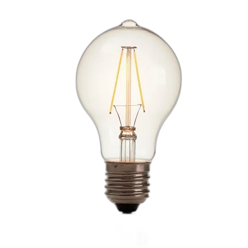 3d render, photorealistic, close-up, image, single, led, light, bulb transparent PNG cut-out