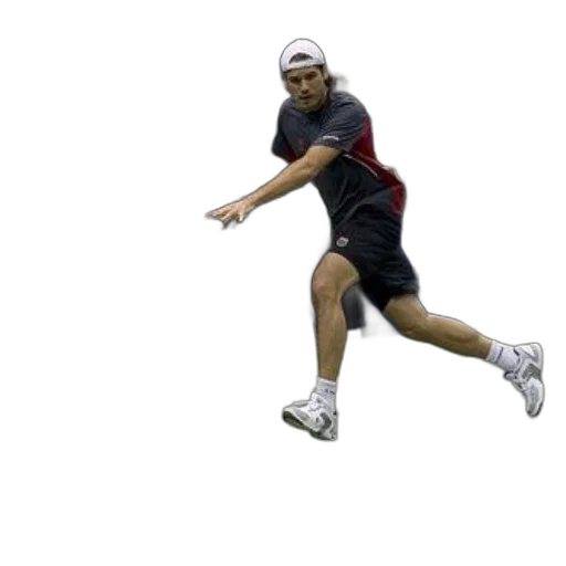 man, playing, tennis, geico, background transparent PNG cut-out