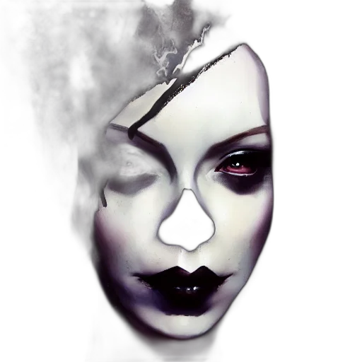 mask, face, photorealistic, fantasy art transparent PNG cut-out