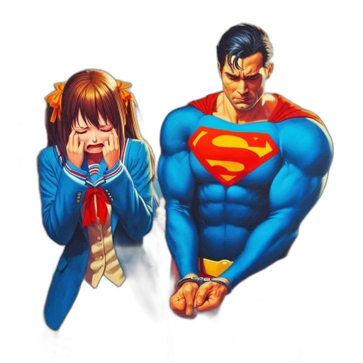 comic book art, concept art, photorealistic, underwater, urban, environment, young, girl transparent PNG cut-out