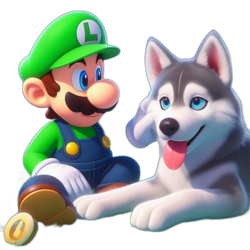 animal, concept art, pixel art, 3d render, fantasy art, blue, monochrome, green transparent PNG cut-out