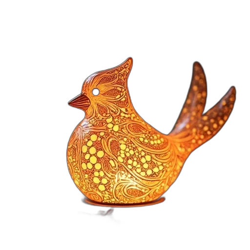 jewelry, animal, crown, 3d render, photorealistic, concept art, golden, bird transparent PNG cut-out