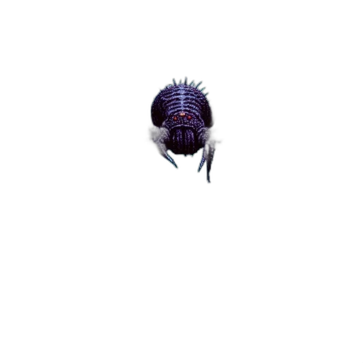 creature, robot, animal, mask, concept art, pixel art, 3d render, vaporwave transparent PNG cut-out