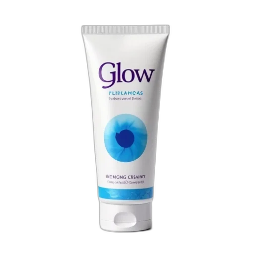mask, white, tub, slimming, cream, blue, label, featuring transparent PNG cut-out