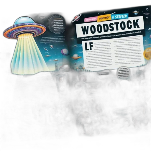 3d render, concept art, fog, woodstock, spread, features, detailed, music transparent PNG cut-out