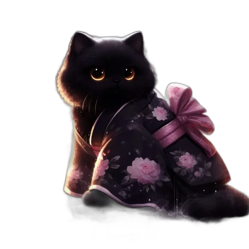 dress, animal, staff, flower, photorealistic, fantasy art, concept art, pixel art transparent PNG cut-out
