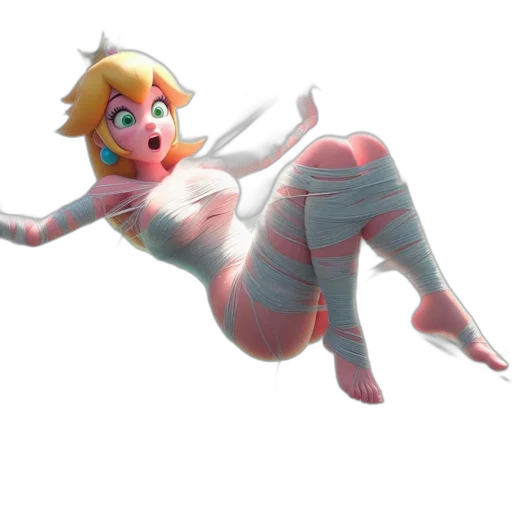 dress, creature, staff, robot, 3d render, concept art, pixel art, vaporwave transparent PNG cut-out
