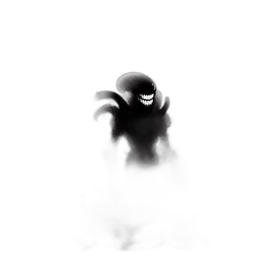 creature, mask, robot, animal, concept art, comic book art, pixel art, 3d render transparent PNG cut-out