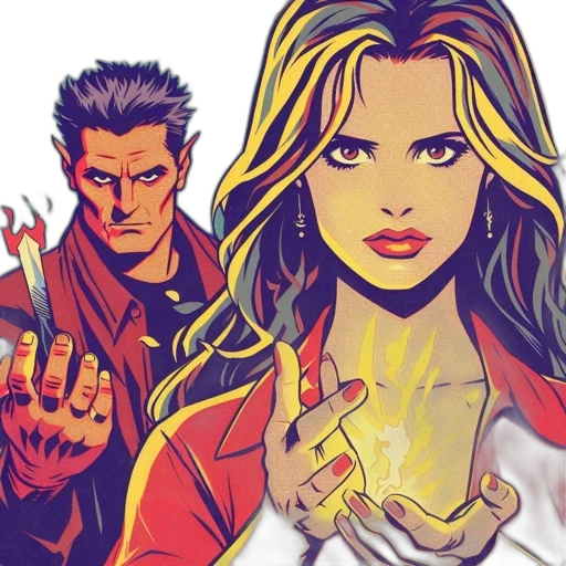 jacket, comic book art, concept art, cartoon, anime, fire, red, golden transparent PNG cut-out