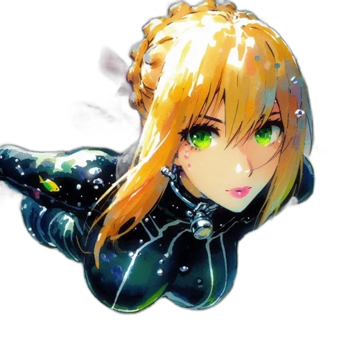 robot, crown, mask, concept art, anime, fantasy art, pixel art, outer space transparent PNG cut-out