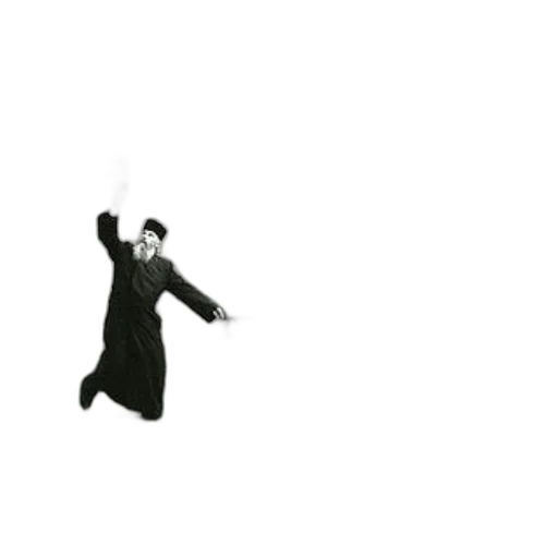 staff, umbrella, sword, jacket, pixel art, concept art, black, white transparent PNG cut-out