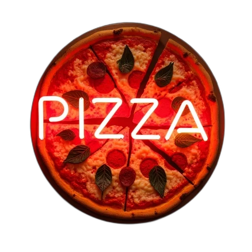 food, weapon, 3d render, pixel art, photorealistic, concept art, red, neon transparent PNG cut-out