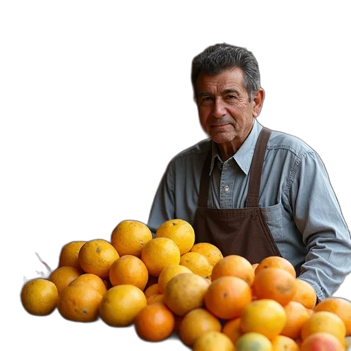 staff, food, face, weapon, photorealistic, fruit, vendor, tehran transparent PNG cut-out