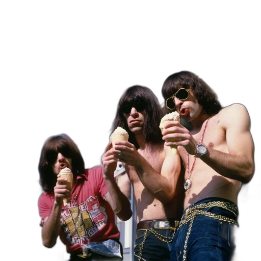 hair, sword, jewelry, three, men, dressed, punk, rock transparent PNG cut-out