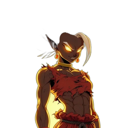 mask, robot, dress, staff, concept art, comic book art, fantasy art, anime transparent PNG cut-out