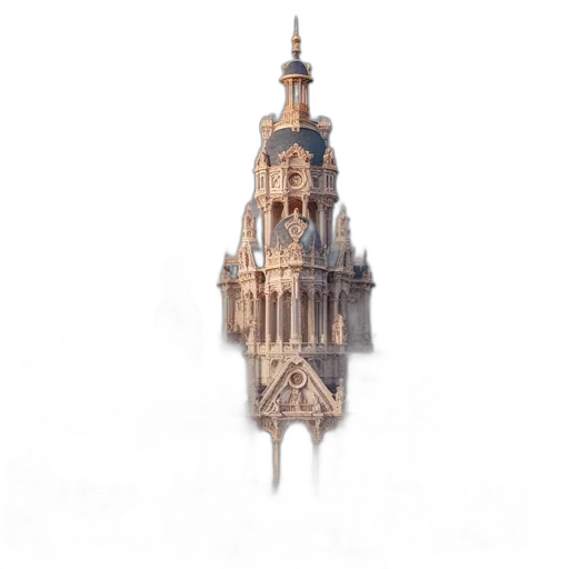 building, crown, staff, dress, 3d render, concept art, photorealistic, pixel art transparent PNG cut-out
