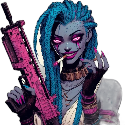 staff, weapon, cyberpunk, concept art, fantasy art, comic book art, neon, blue transparent PNG cut-out