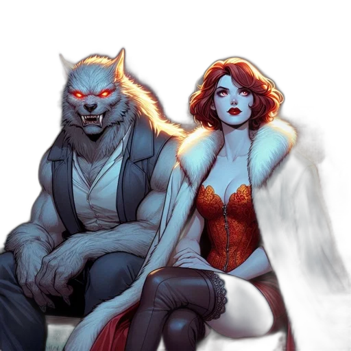 comic book art, concept art, fantasy art, watercolor, fire, red, night, woman transparent PNG cut-out