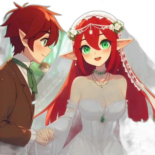 dress, anime, pixel art, concept art, fantasy art, snow, fire, forest transparent PNG cut-out