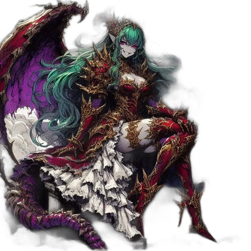 dragon, weapon, creature, sword, concept art, fantasy art, pixel art, anime transparent PNG cut-out