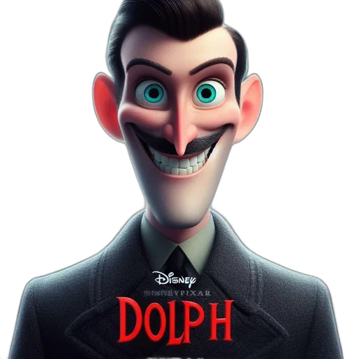 face, mask, jacket, cartoon, concept art, 3d render, comic book art, poster transparent PNG cut-out