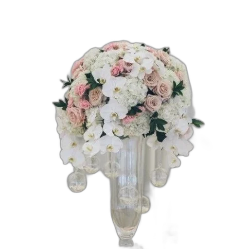 crown, jewelry, flower, 3d render, elegant, wedding, centerpiece, featuring transparent PNG cut-out