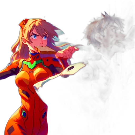 robot, weapon, dress, dragon, anime, concept art, pixel art, fantasy art transparent PNG cut-out