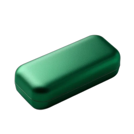 jewelry, weapon, bottle, car, 3d render, photorealistic, green, metallic transparent PNG cut-out