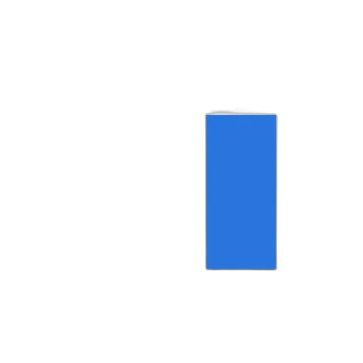 robot, pixel art, blue, monochrome transparent PNG cut-out