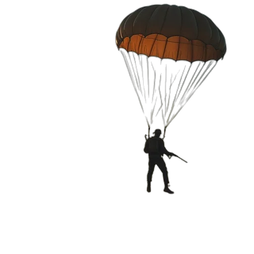 umbrella, jacket, staff, animal, 3d render, concept art, pixel art, photorealistic transparent PNG cut-out