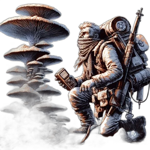 weapon, umbrella, staff, concept art, fantasy art, watercolor, comic book art, outer space transparent PNG cut-out