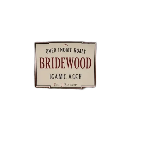 3d render, sign, bridewood, mill, valley transparent PNG cut-out